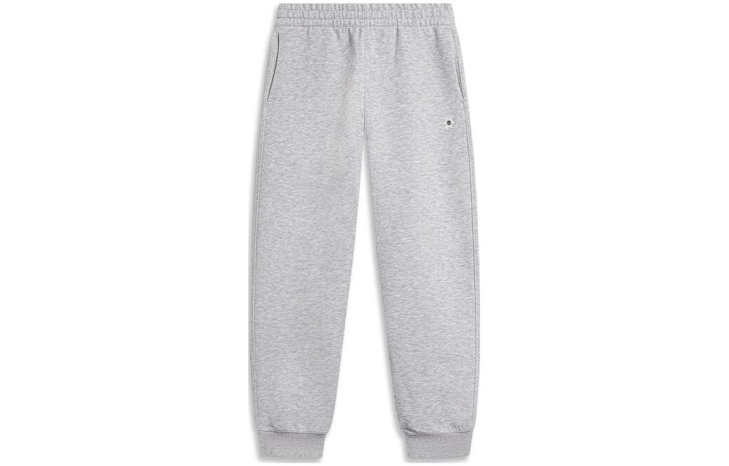 

Женские трикотажные спортивные брюки LiNing Sports Trend Series, цвет серый меланж, светло-серый, ультрасерый