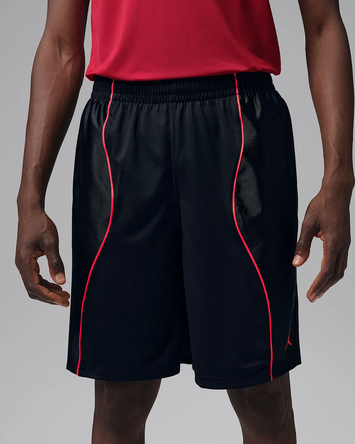 Мужские шорты Dri-FIT Y2K Jordan Sport, Black/Infrared 23/Black — фото 2