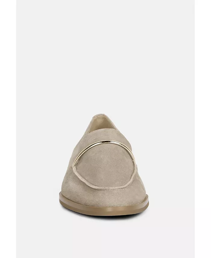 Женские лоферы Paulina Slip On из замши Rag & Co, загар/бежевый — фото 2