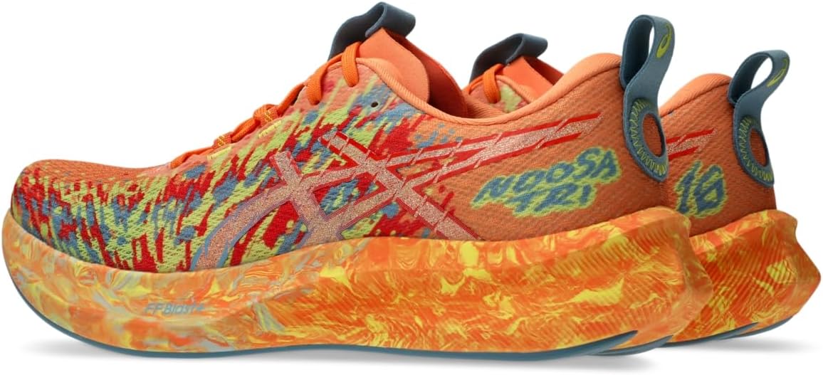 Мужские беговые кроссовки Asics Noosa TRI 16, Sun Peach/Lemon Spark — фото 3