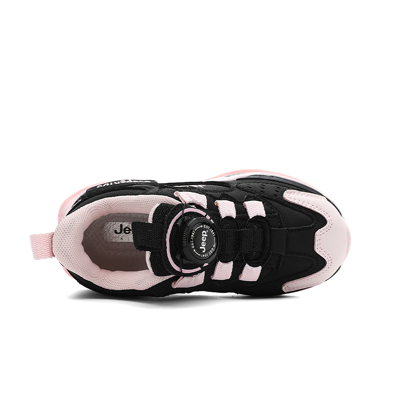 Jeep Кроссовки для бега Running Collection Cushioning, износостойкие, низкие Starburst Black/Pink, детские — фото 3