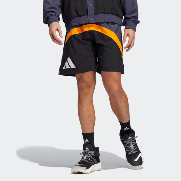 Шорты галактика баскетбольные шорты Adidas, черный — фото 3