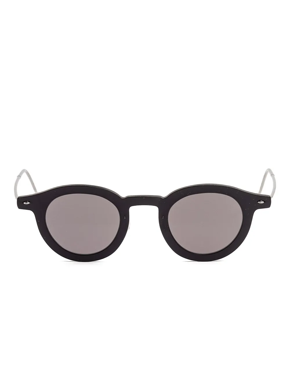 

Солнцезащитные очки в круглой оправе Lindberg, черный