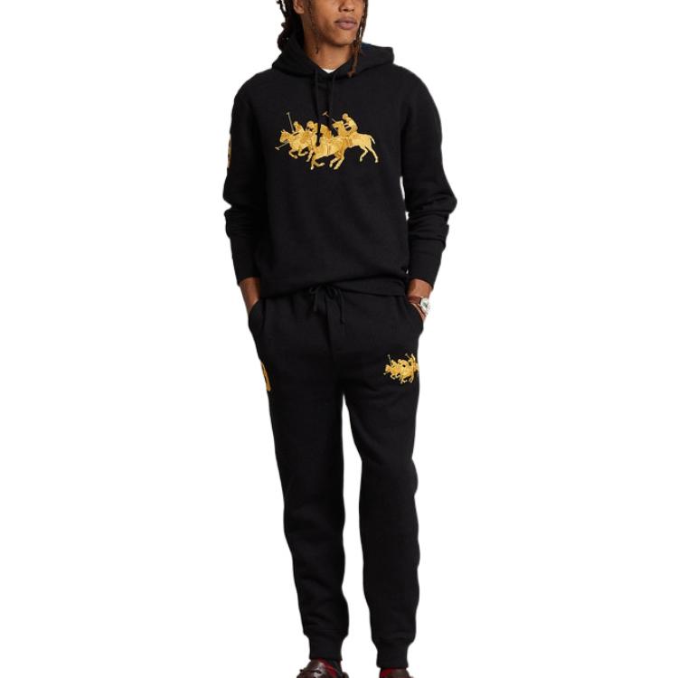 Polo Ralph Lauren ФВ22 Вязаные спортивные штаны мужские черные — фото 4