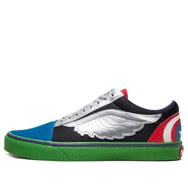 

Кроссовки marvel x old skool 'avengers' Vans, черный