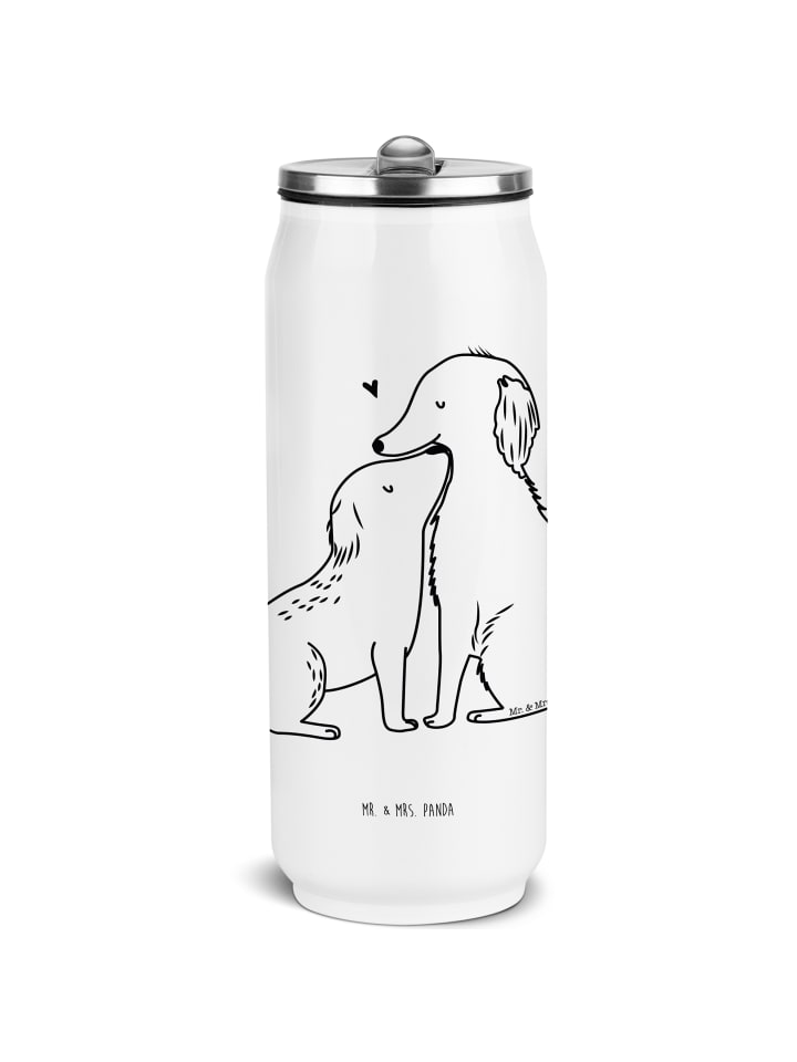 

Mr. & Mrs. Panda Спортивная бутылка для воды для собак, с надписью «Любовь», без слогана, белого цвета