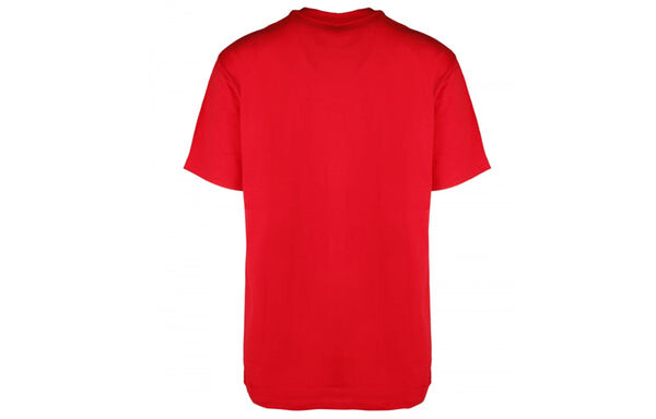Футболка band embroidered large logo short sleeve red Gucci, красный — фото 2