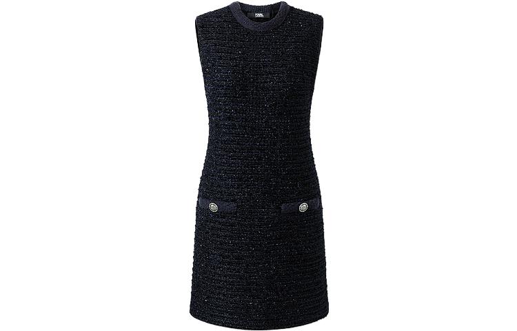 

KARL LAGERFELD Женское синее платье без рукавов KARL LAGERFELD / Karl Lagerfeld Jeans