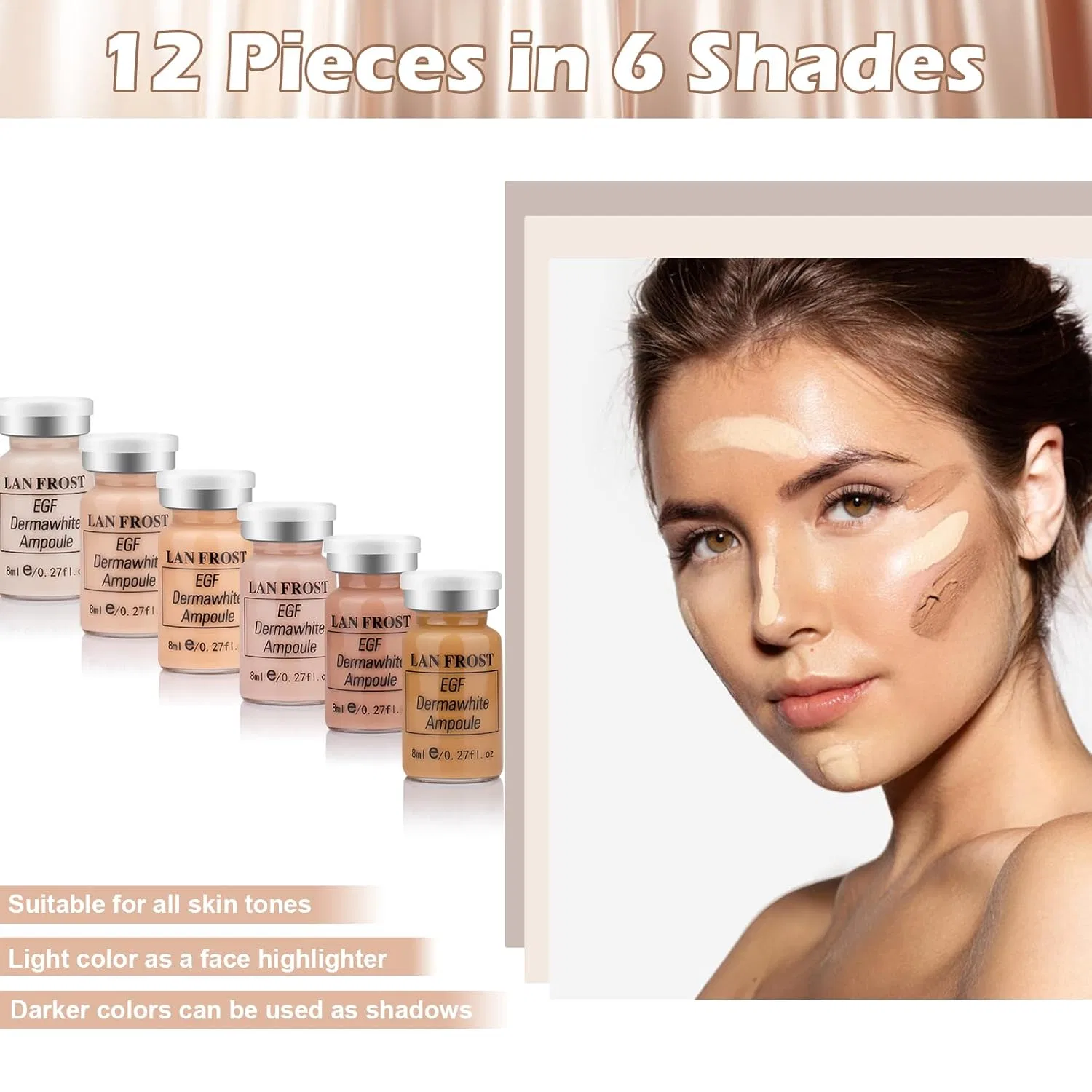 Набор сывороток BB Facial Glow для выравнивания тона кожи Zevofiur — фото 2