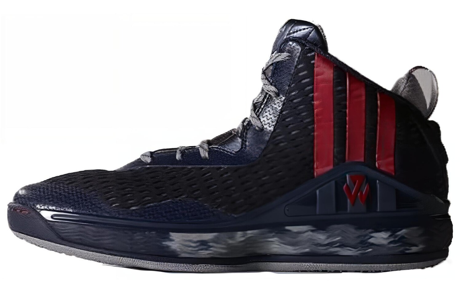 

Кроссовки adidas J Wall 1 Vintage Basketball Shoes Men Mid-top Black/Red, черный/красный