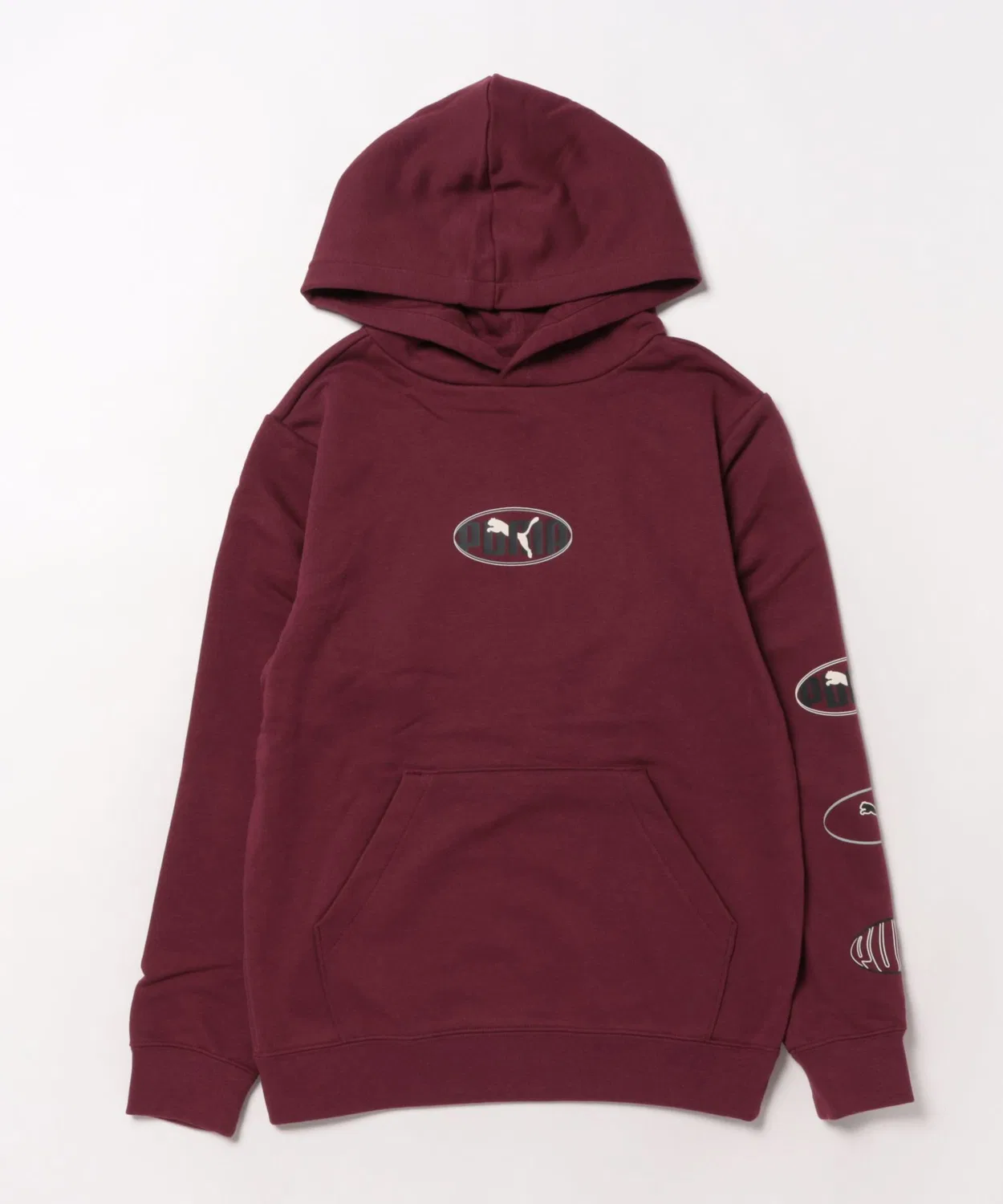 Толстовка PUMA ESS Logo Lab с капюшоном, красная