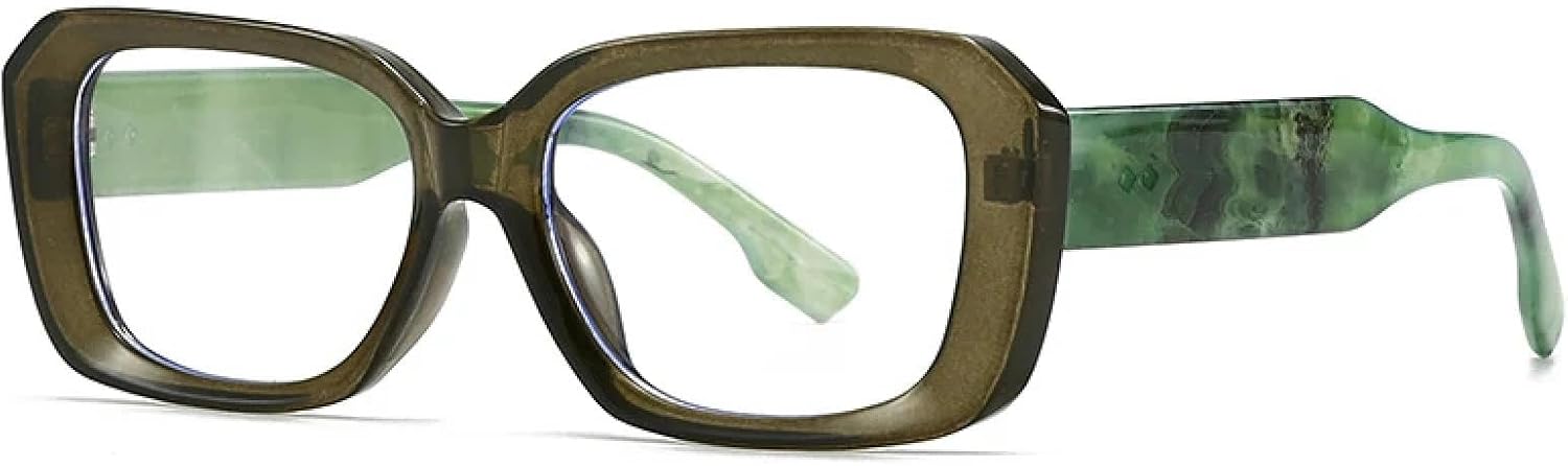 

Модные солнцезащитные очки Polygon для женщин в стиле ретро, ​​конфетные цвета, прозрачный градиент, защита от УФ-излучения UV400. Мужские солнцезащитные очки Polygon HHZZYVY, Dark Green Clear