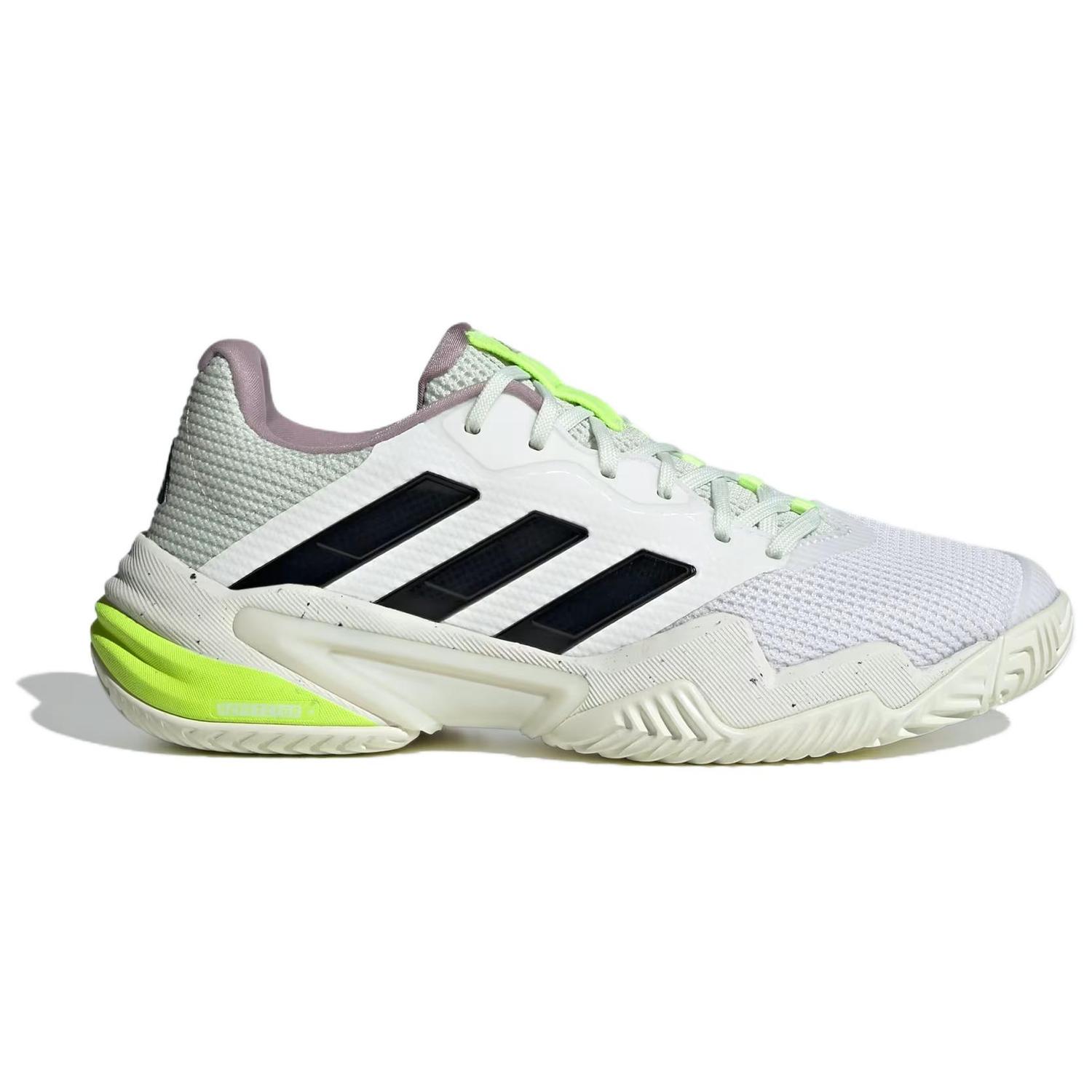 

Adidas Barricade 13 Cloud White Core Black Crystal Jade Женские Белый Черный Зеленый