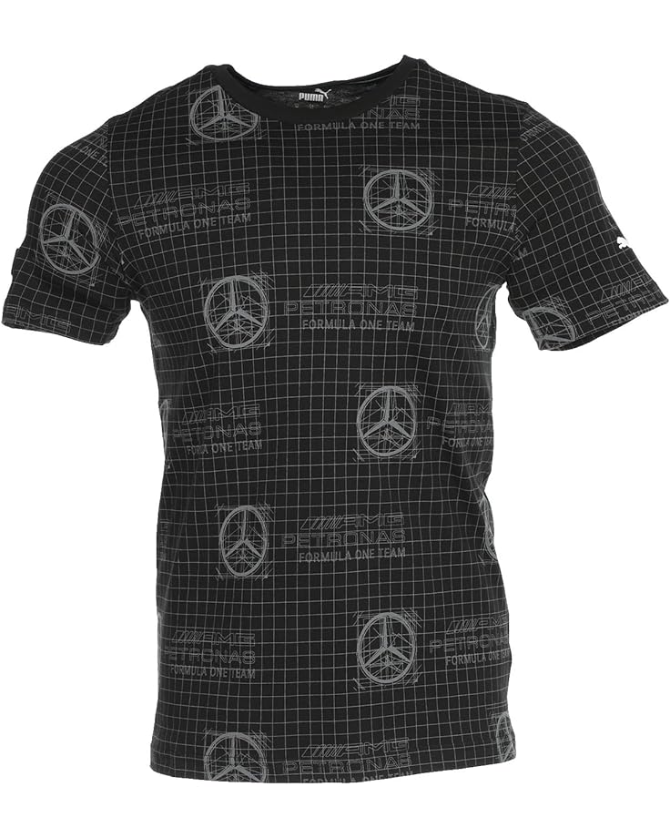 

Футболка PUMA Mercedes F1 All Over Print Logo Tee, цвет Puma Black