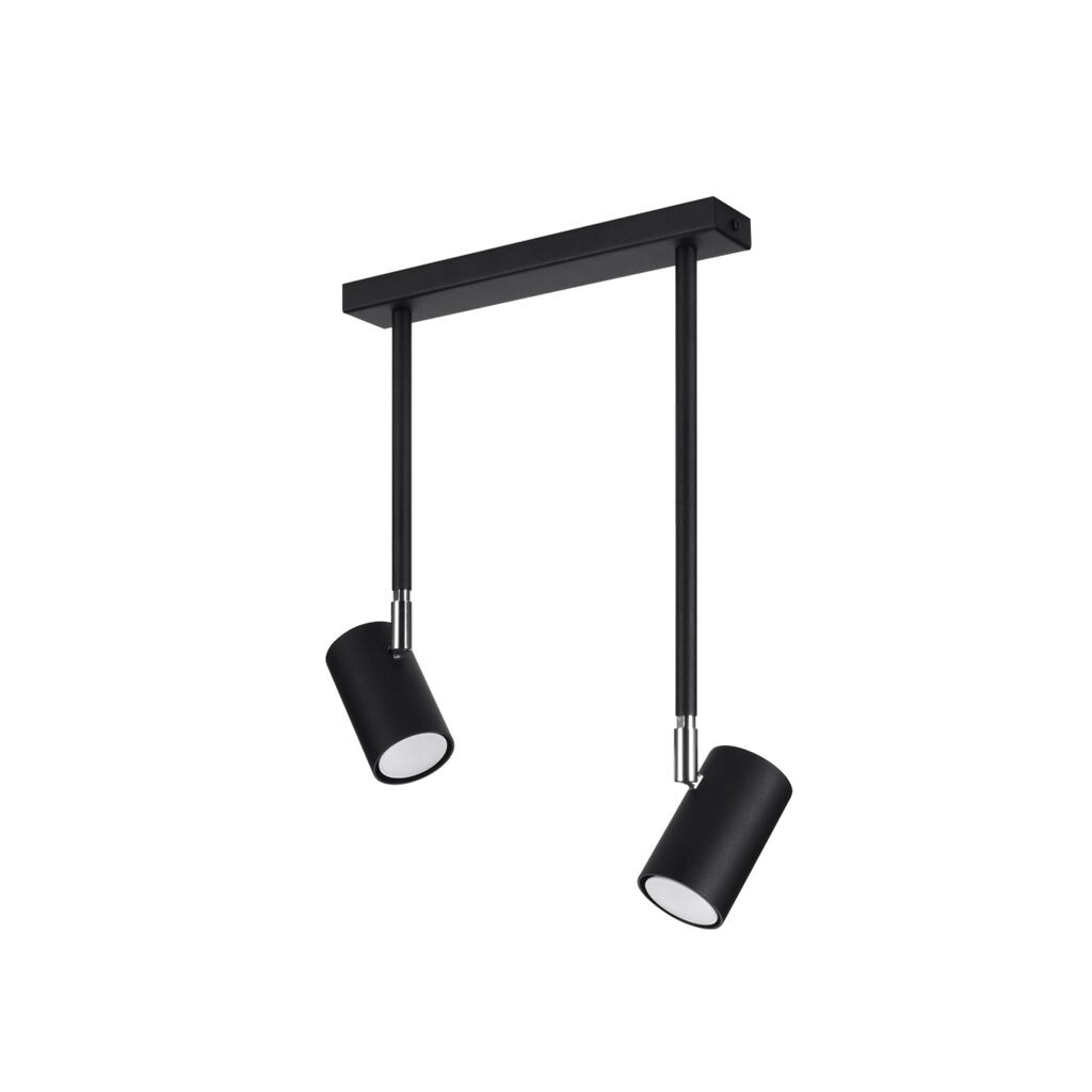 

Потолочный светильник NORANO 2 черный 2xGU10 40Вт сталь 43х10х30см Sollux Lighting