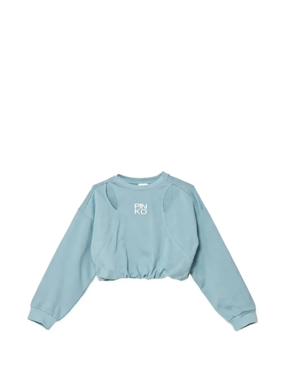 Толстовка с вырезами Pinko Kids, синий