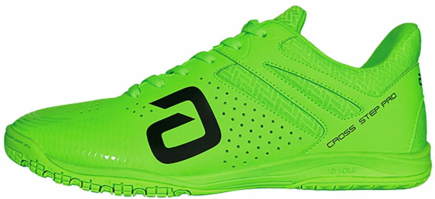 Кроссовки для настольного тенниса «Cross Step Pro» от Andro, Neon Green — фото 2