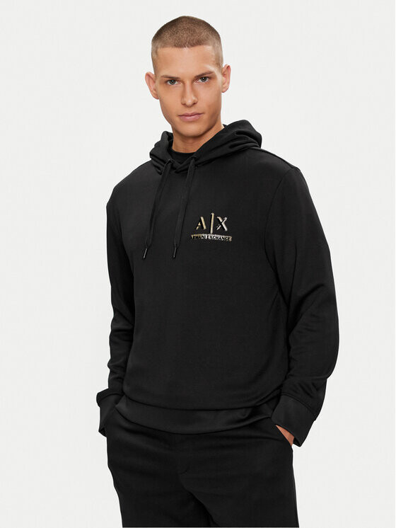 

Толстовка стандартного кроя Armani Exchange, черный