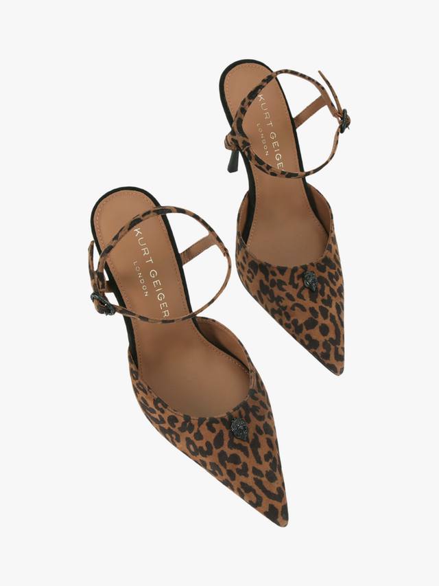 Туфли Eagle Point с ремешком на щиколотке Kurt Geiger London, Brown/Multi — фото 2