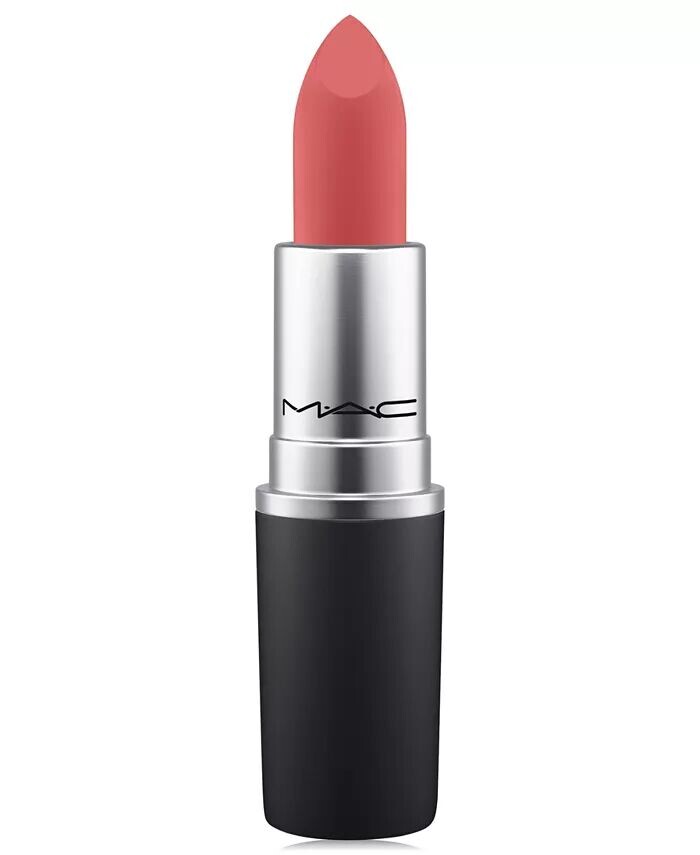 

Пудровая губная помада Kiss Mac, цвет Sheer Outrage (grapefruit pink)