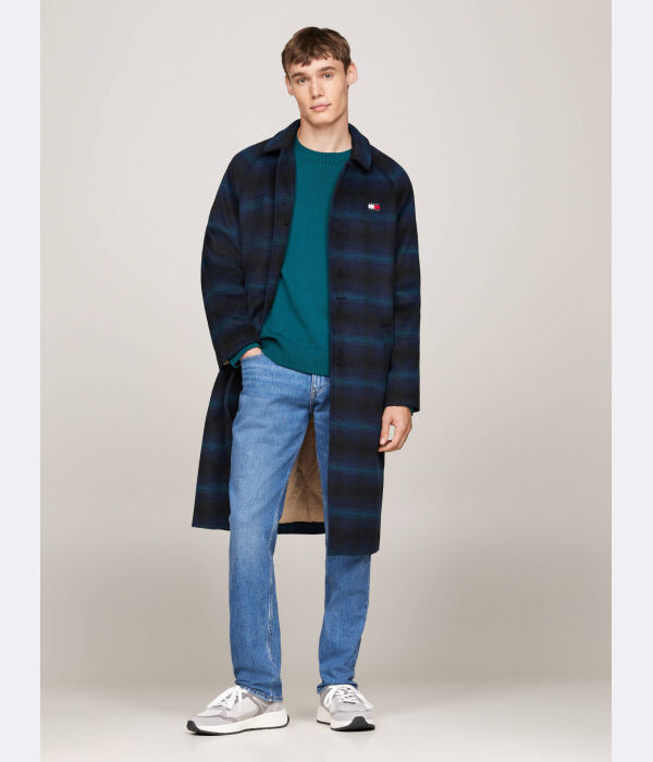

Пальто мужское Tommy Jeans с добавлением шерсти, черный/синий