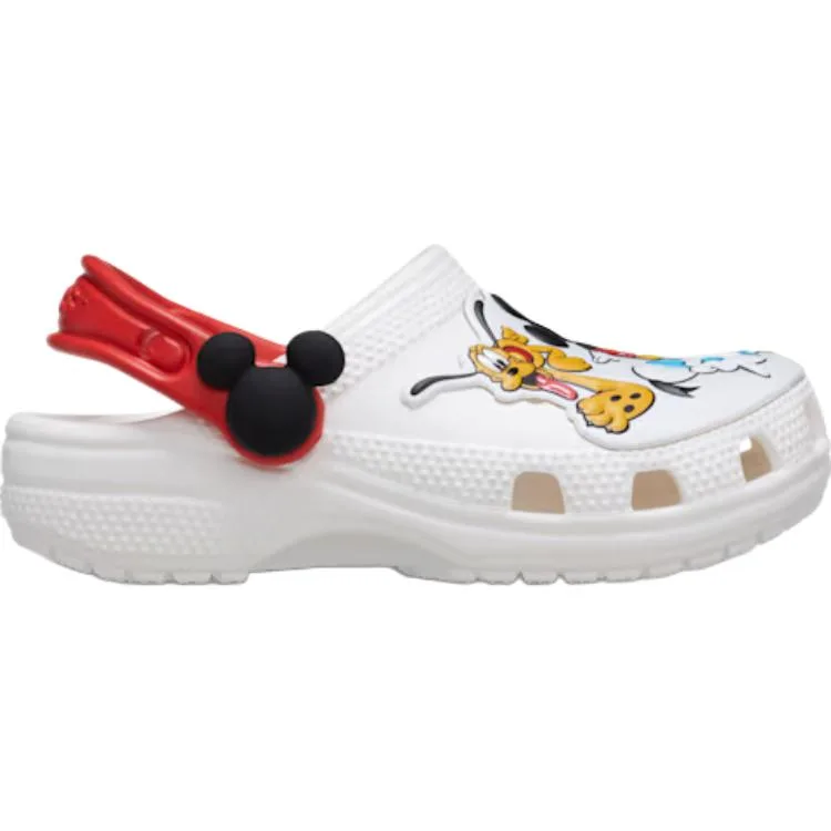 Crocs Кроссовки Mickey Friends Low top для малышей белые — фото 3