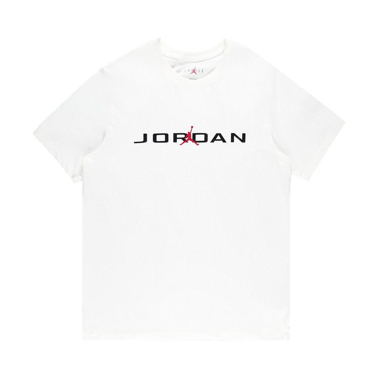 

Футболка Air Jordan T-Shirt, White/Black/Gym Red