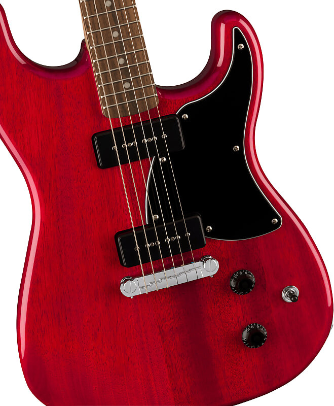 

Электрогитара Squier Paranormal Strat-O-Sonic in Crimson Red Transparent