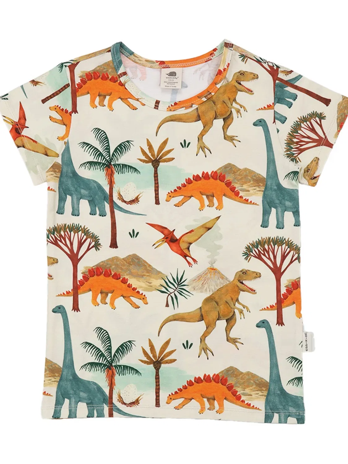 Футболка 'Walkiddy - Dinasaur World T-Shirt' Walkiddy, Mixed Colors