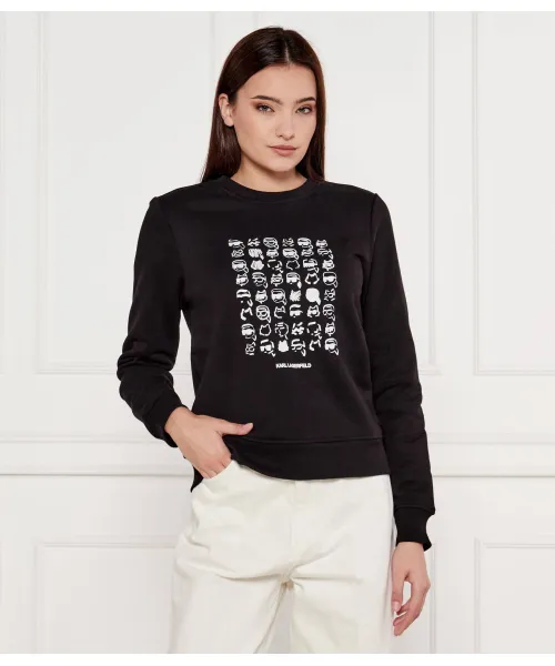 

Сезонная толстовка с логотипом Ikon Regular fit Karl Lagerfeld, черный
