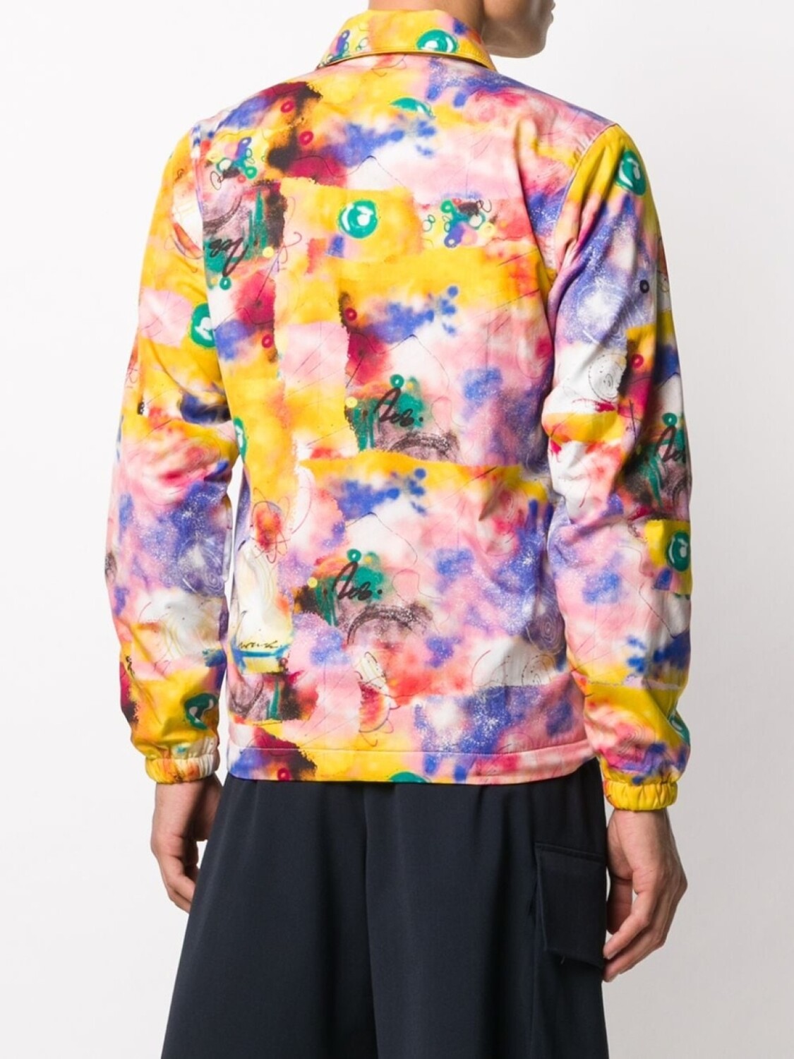 Comme Des Garçons Shirt куртка с графичным принтом, розовый — фото 4