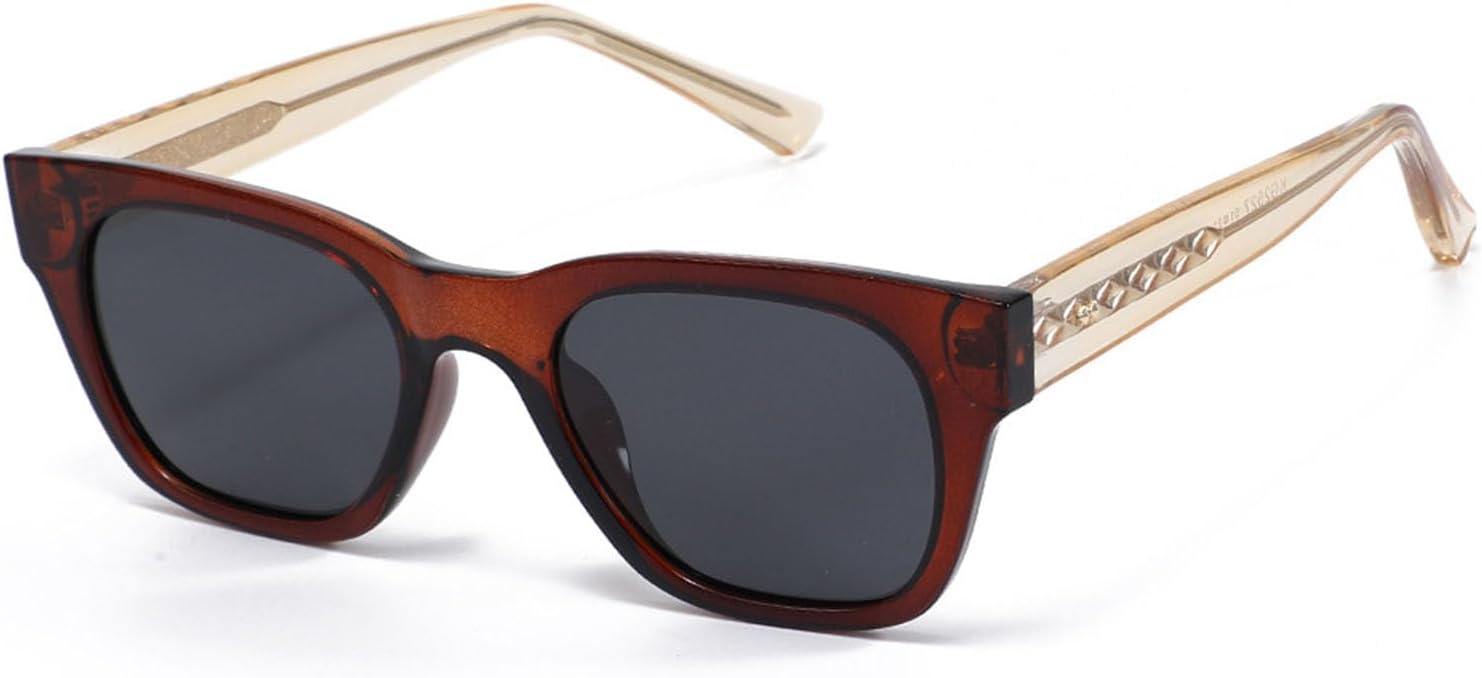 

Солнцезащитные очки TR90 квадратной формы для женщин, поляризованные, с защитой от УФ-излучения UV400 - ретро-очки в полной оправе для вождения, рыбалки, путешествий Bubmari, D