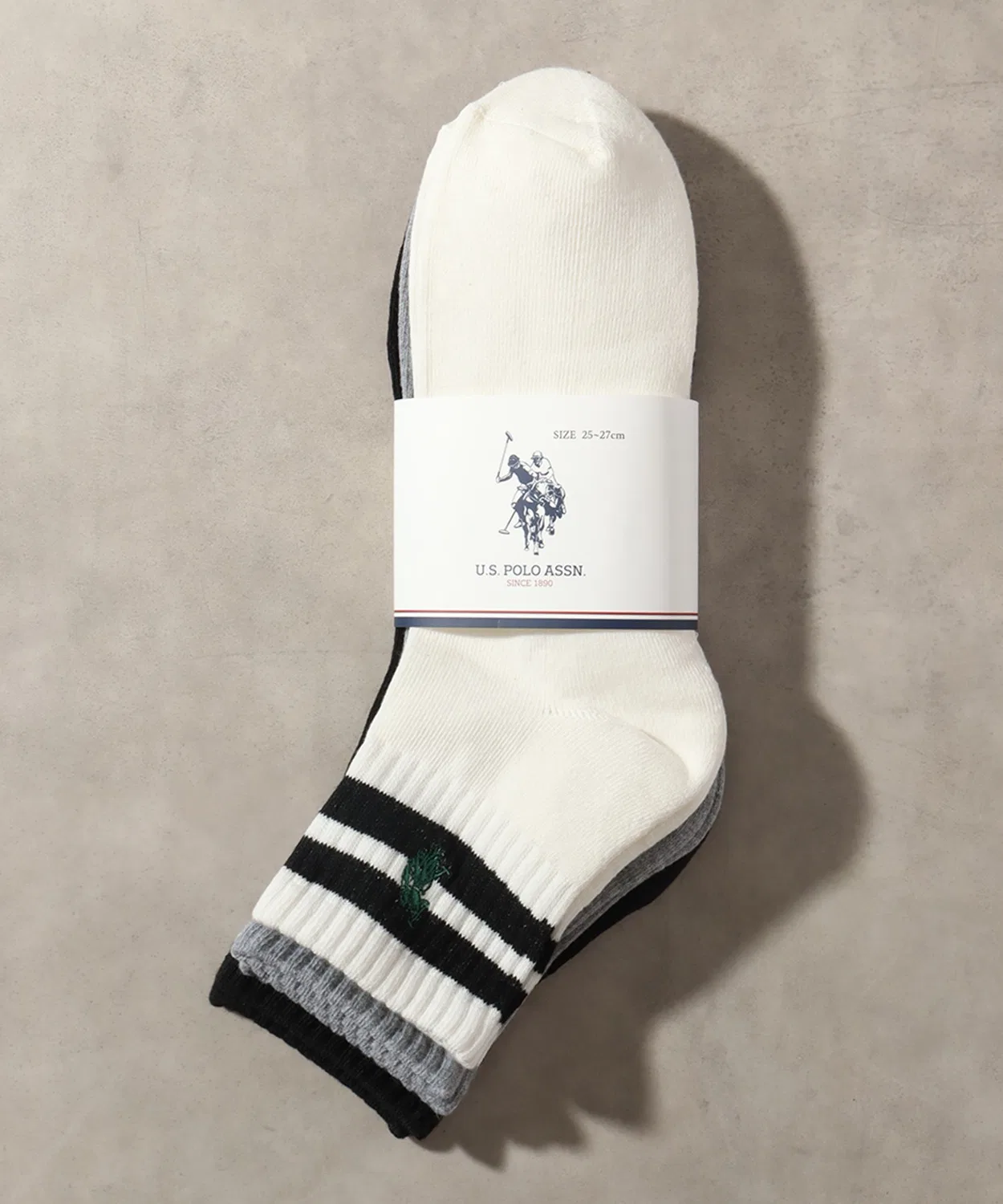 Носки U.S. POLO ASSN. квартеры 3 пары — фото 2