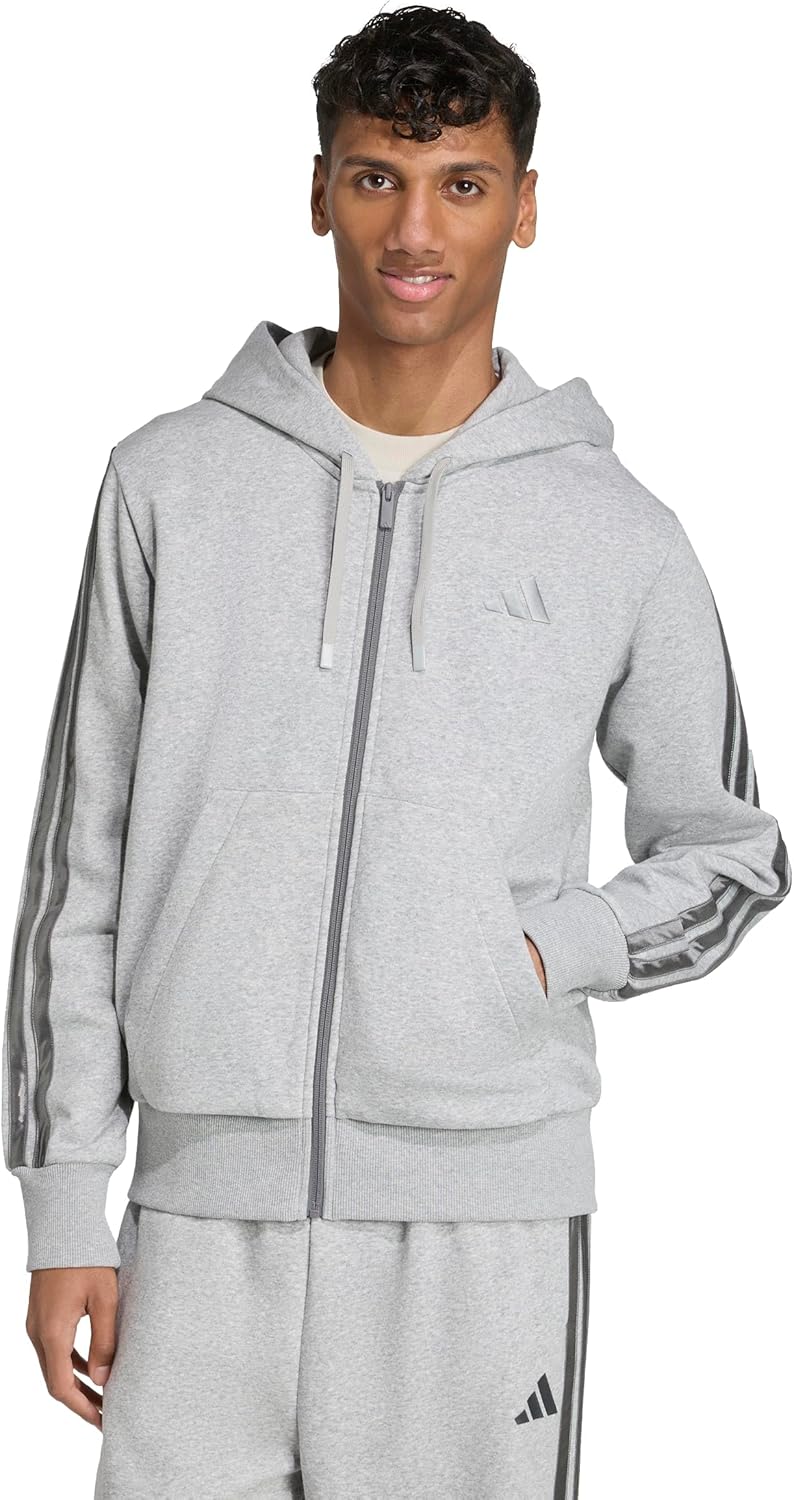 

Толстовка с капюшоном Essentials HLD FZ Толстовка с капюшоном JVI19 Мужская Adidas, серый