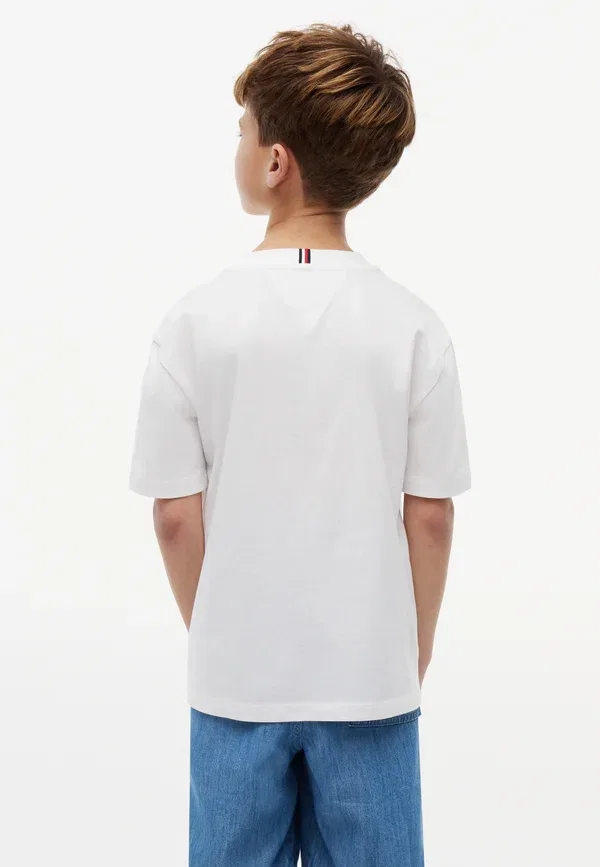 Футболка с граффити-принтом Tommy Hilfiger, белый — фото 3