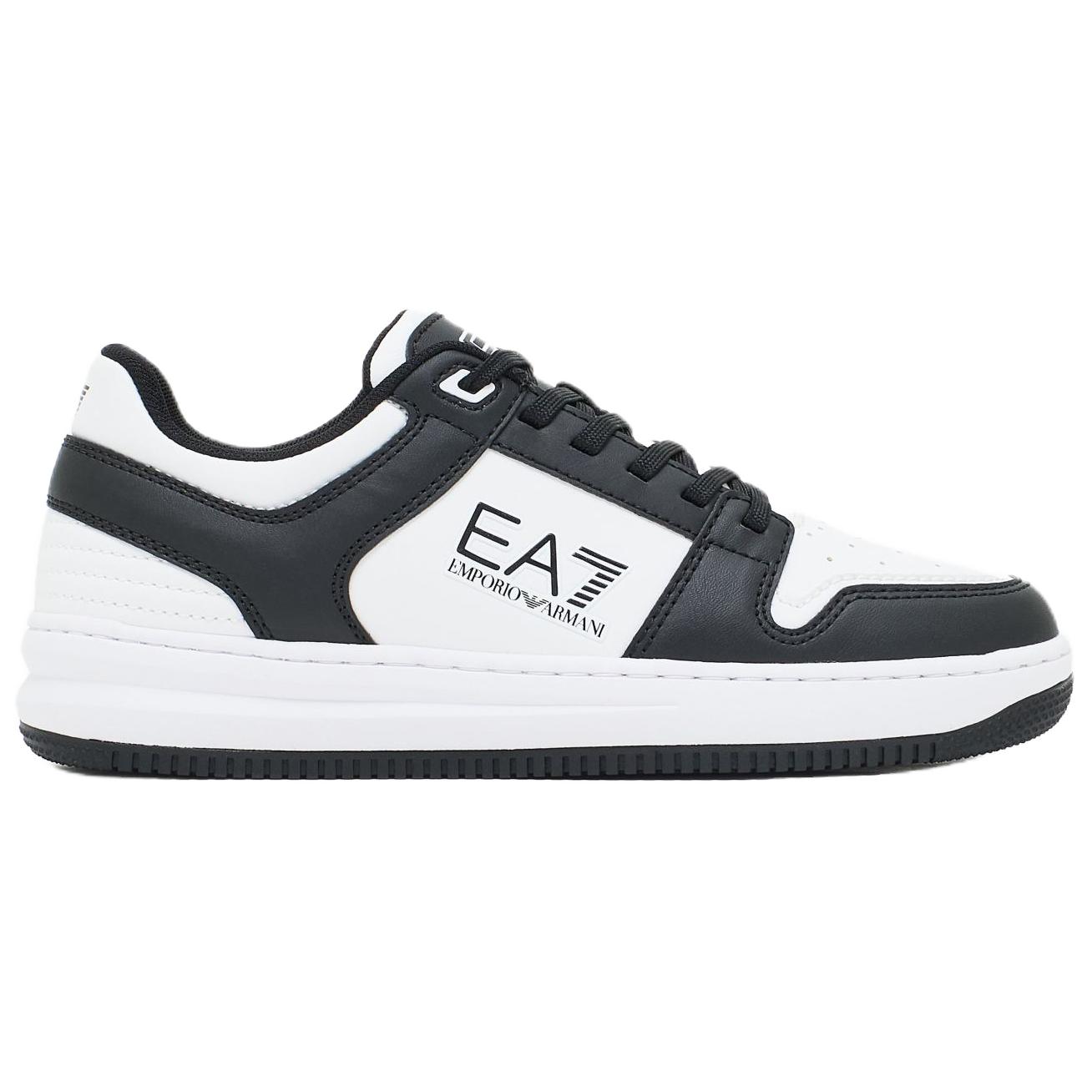EMPORIO ARMANI EA7 Slasher Low top Skateboard Shoes Unisex черный белый — фото 3