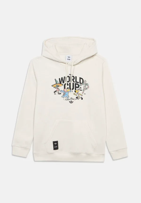 Детская толстовка унисекс с талисманом чемпионата мира по футболу fifa Adidas Originals, Cloud White
