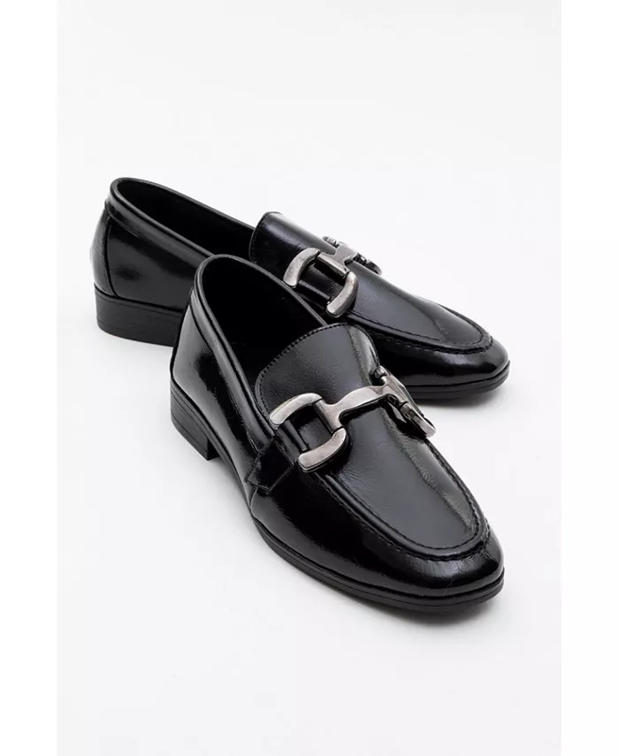Женские лоферы Rous с кожаной вставкой Bit Forever & Always Shoes, черный