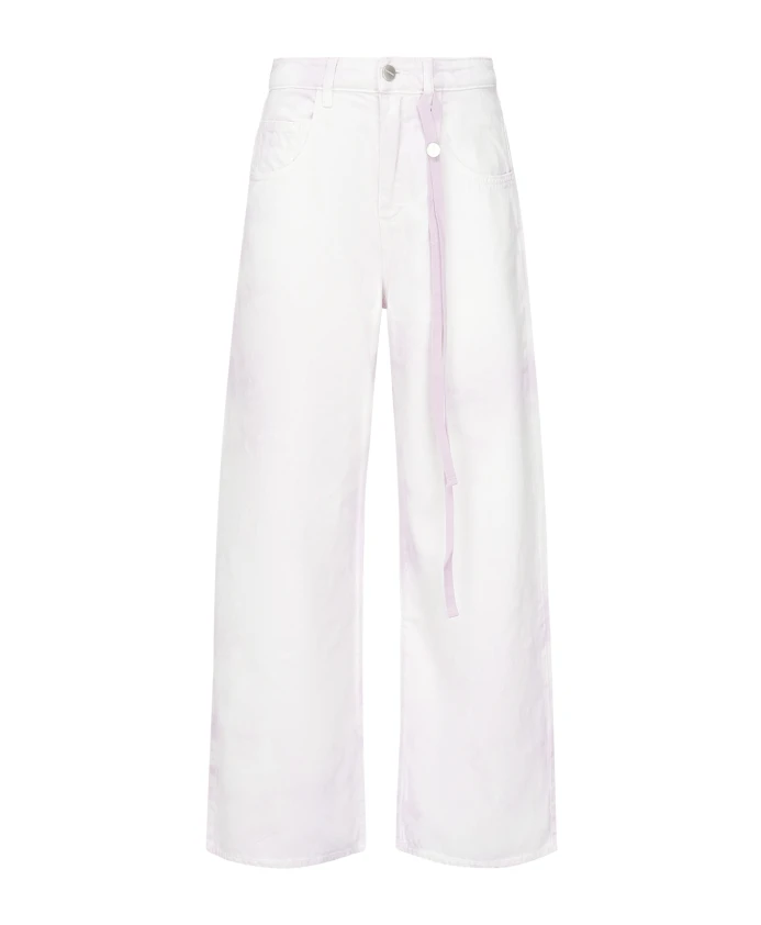

Белые джинсы с широкими штанинами Icon Denim, белый