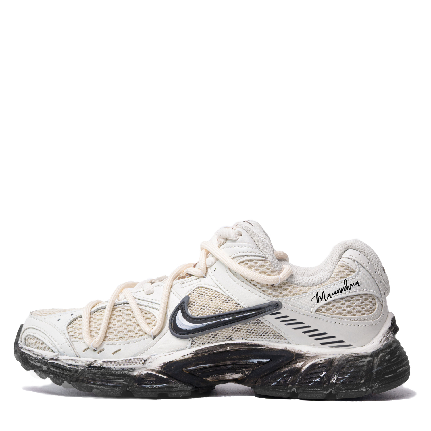 

V5 RNR Lanying, Yuzhou Creations амортизирующие увеличивающие рост низкие кроссовки мужские beige Nike, Ecru