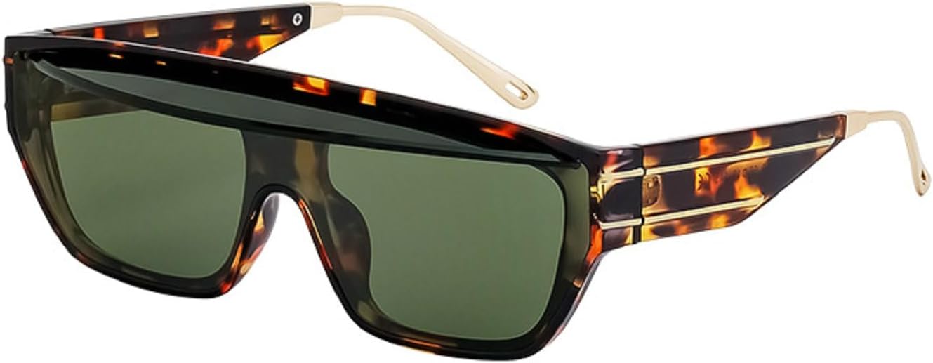 

Винтажные квадратные солнцезащитные очки для женщин, модные очки «кошачий глаз», очки для мужчин в стиле хип-хоп, очки для вождения, женские солнцезащитные очки ZS-98258 Melrose, Leopard