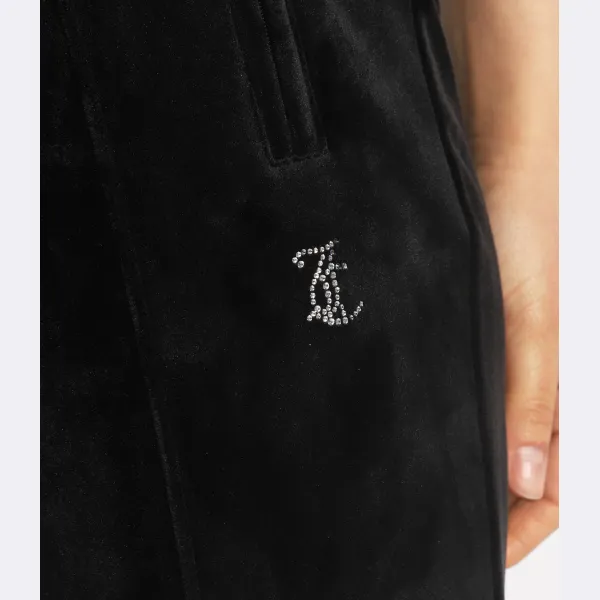Спортивные брюки стандартного кроя Juicy Couture, черный — фото 4