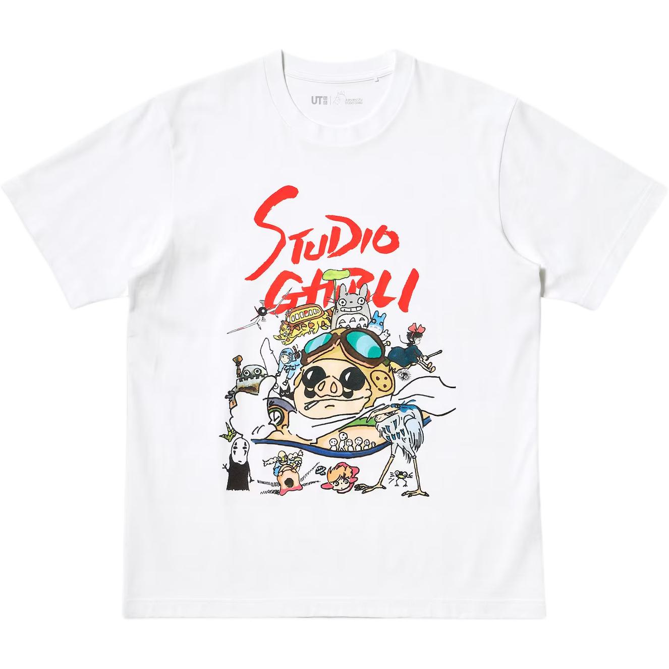 

JIBOLIGONGZUOSHI,LIANMINGKUAN SS25 футболка Unisex UNIQLO, белый