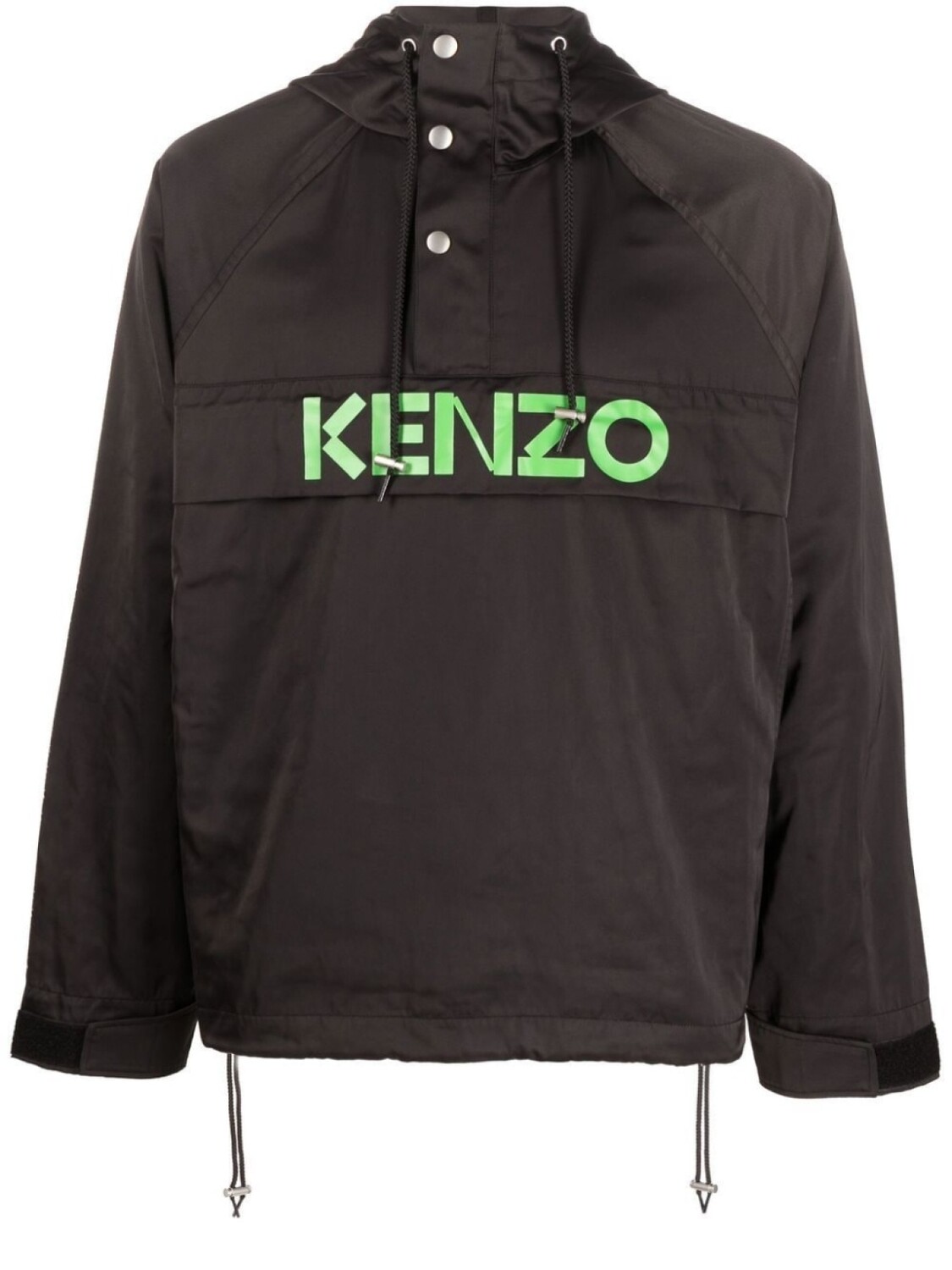 

Kenzo куртка с капюшоном и логотипом, черный