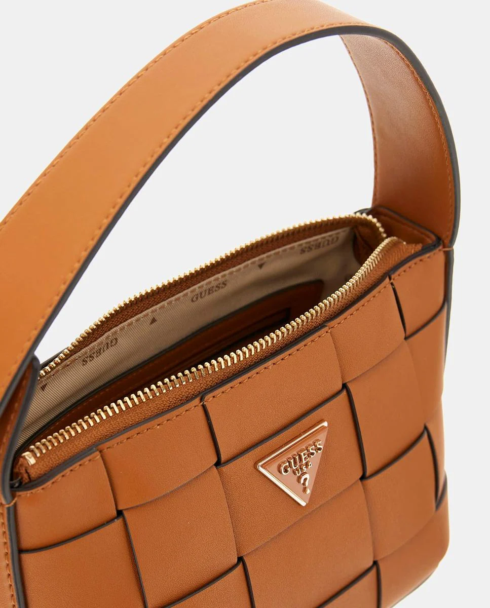 

Маленькая сумка через плечо на молнии Guess, оранжевый