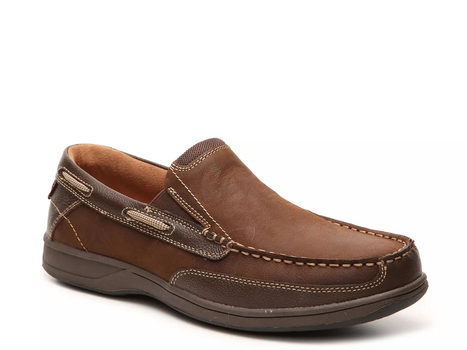 Туфли-лодочки Florsheim Lakeside Moc Toe Slip-On, коричневые