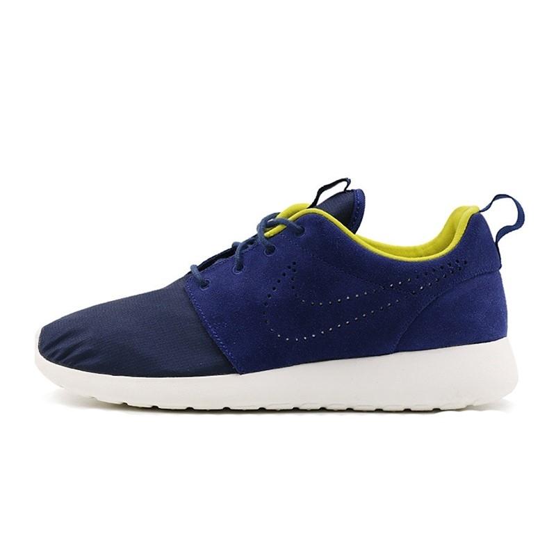 

Nike Кроссовки мужские Roshe Run с низким верхом, противоскользящие, износостойкие, синие