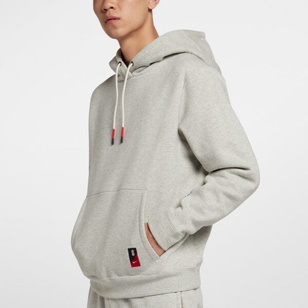 Толстовка Nike Kyrie Kyrie Irving Basketball Sports Fleece Lined Gray, серый — фото 4