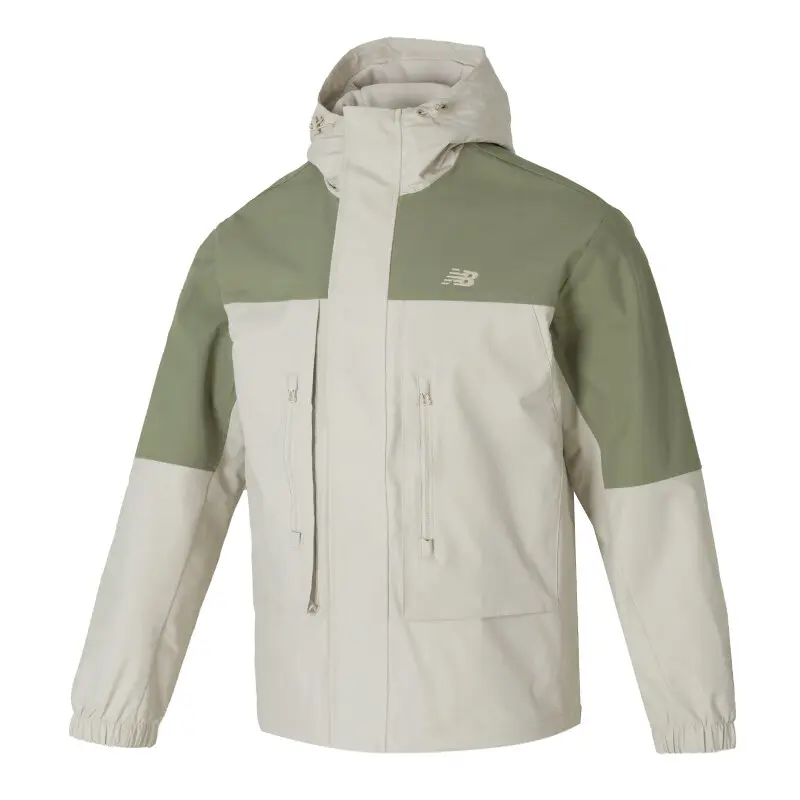 

New Balance Куртка мужская бело-зеленая, White Green