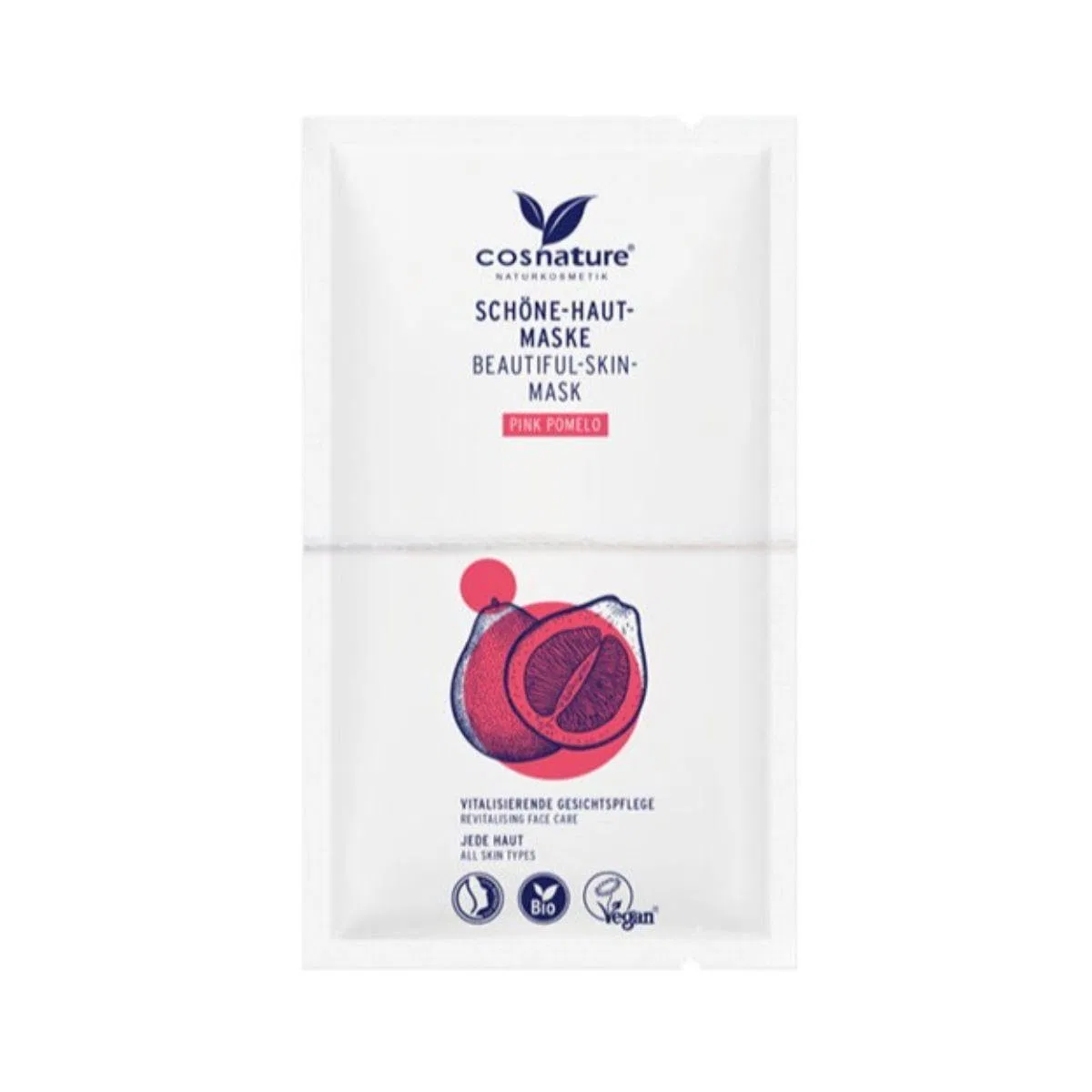 Маска для лица Cosnature — «Beautiful Skin Pink Pomelo» от, 8 мл